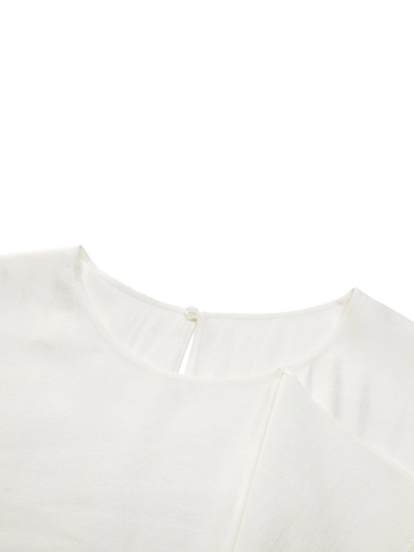 Lyocell Acetate Blend Ruffle-Detail Women Tank Top