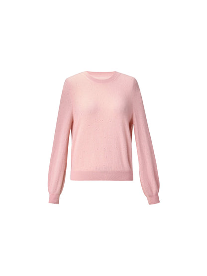 [Preview] 100% Cashmere Beaded Sequins Women Sweater