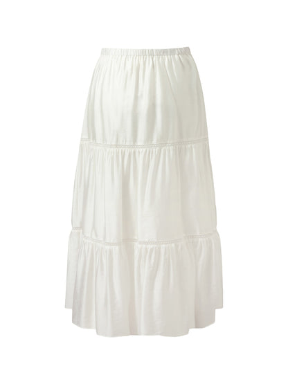 Tencel Blend Women A-Line Skirt