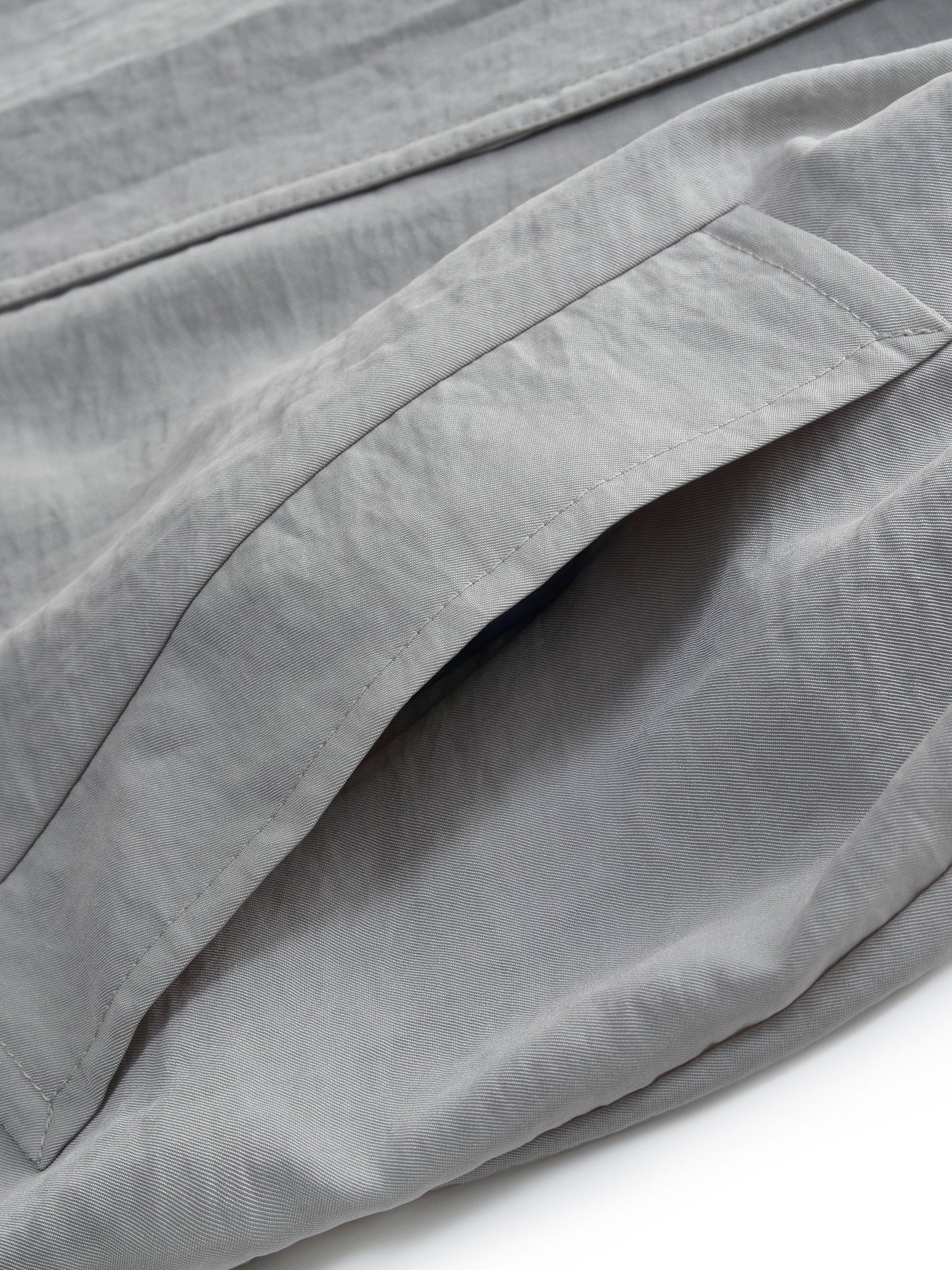 [Preview] Triacetate Blend Drawstring Waist Women Trench Coat