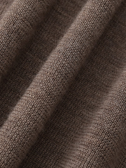 Machine Washable Wool Turtleneck Women Knit Top