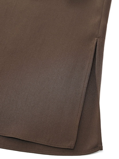 22MM Mulberry Silk Tie Neck Women Blouse