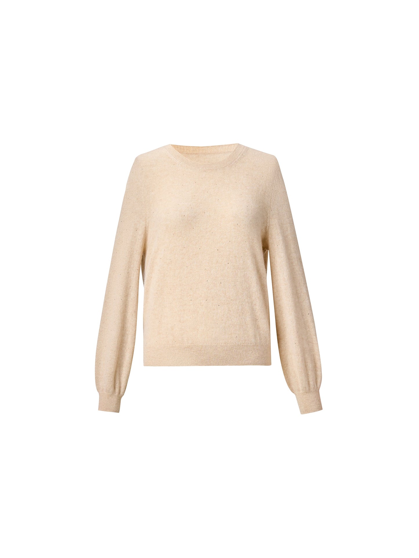 [Preview] 100% Cashmere Beaded Sequins Women Sweater