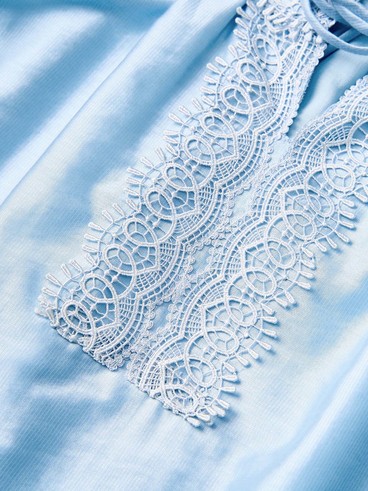 Tencel Blend Embroidered Square Neck Women Blouse