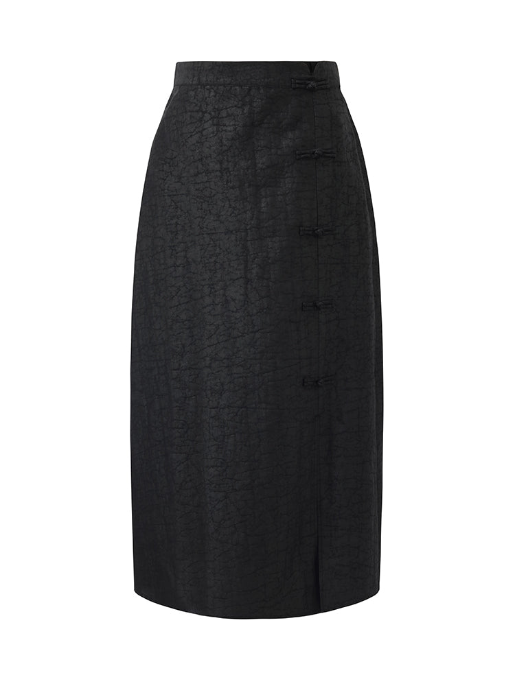 18 Momme Xiang Yun Silk Women Midi Skirt