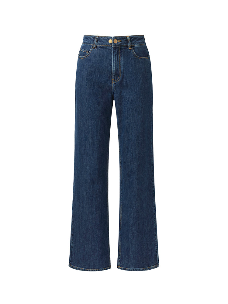 Denim Adjustable Waist Women Jeans
