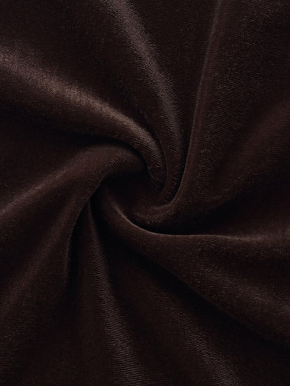 Velvet A-Line Elastic Waist Women Skirt