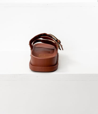 Marigold Sandal in Cognac