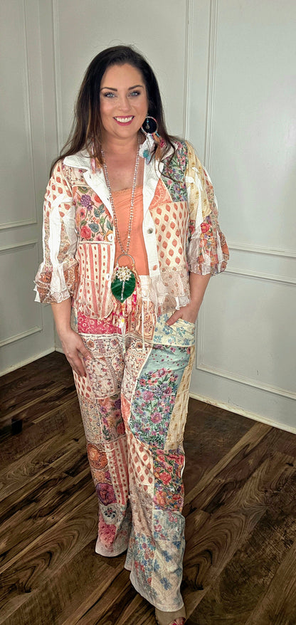 Origami - Perfect Patchwork Bloom Pants
